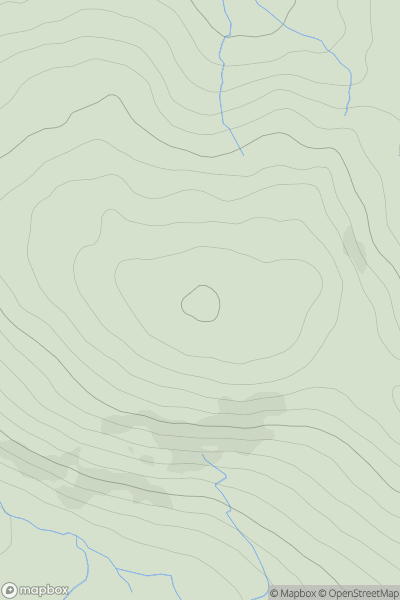 Thumbnail image for Whiteside Hill [The Glenkens to Annandale] [NS988046] showing contour plot for surrounding peak